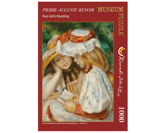 Renoir - Dos Niñas Leyendo: Rompecabezas de Arte 1000 Piezas Ricordi