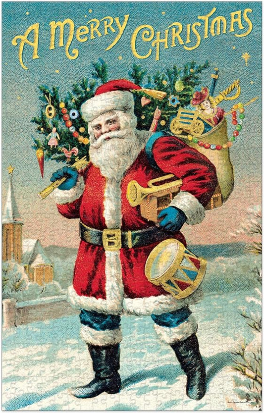 Rompecabezas Vintage Santa Claus (Navidad)