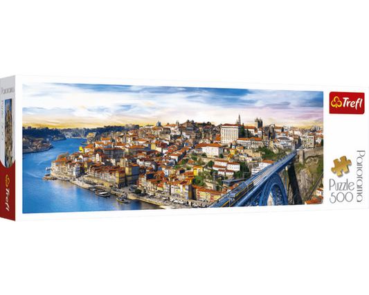 Porto, Portugal: Rompecabezas 500 Piezas Panorámico Trefl